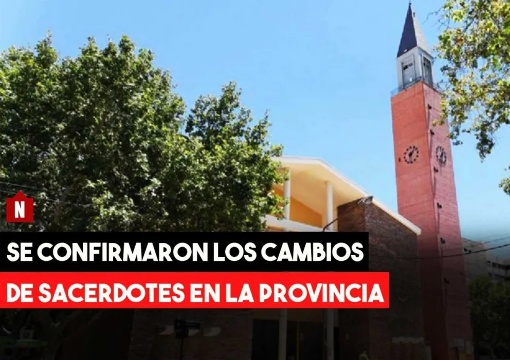 Se confirmaron los traslados de sacerdotes en la provincia
