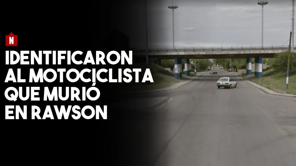 El motociclista que murió en Rawson fue identificado