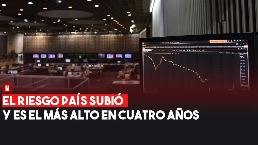 Subió el riesgo país y es el más alto de los últimos cuatro años