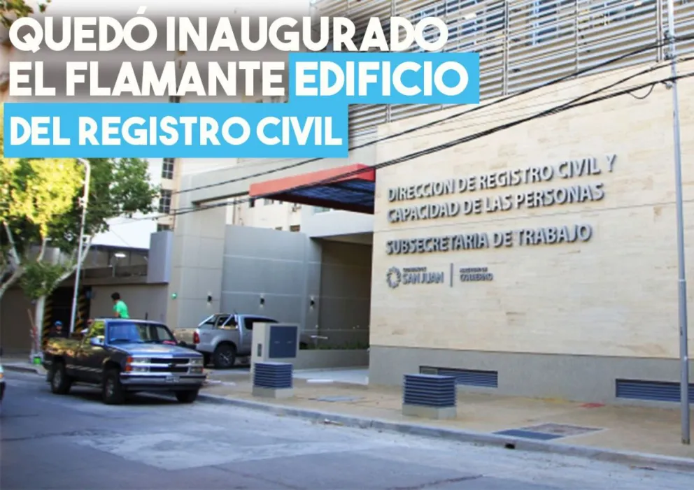 El nuevo edificio del Registro Civil quedó inaugurado