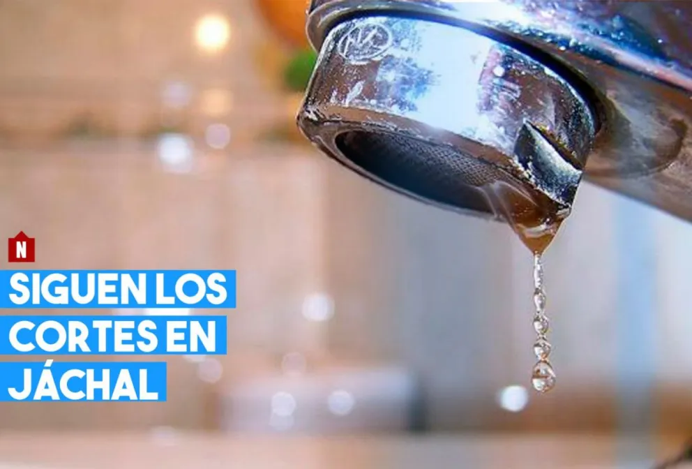 Continúan los cortes de agua en Jáchal