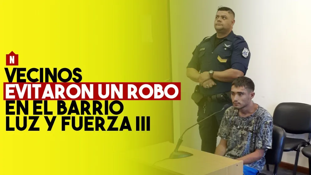 Vecinos detuvieron a dos ladrones en el B° Luz y Fuerza III