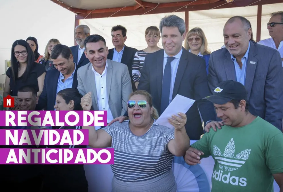 Navidad feliz para más de 100 familias de Chimbas