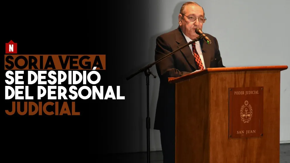 Soria Vega se despidió oficialmente de todo el personal judicial