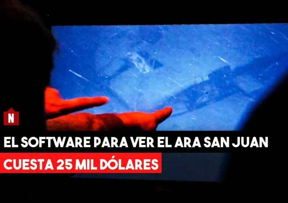 El software para ver el ARA San Juan cuesta 25 mil dólares