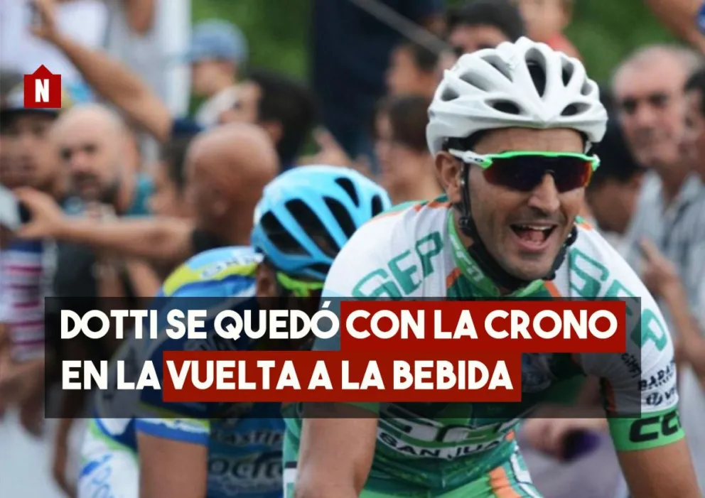 Dotti, se quedó con la cronometrada de la Vuelta a La Bebida