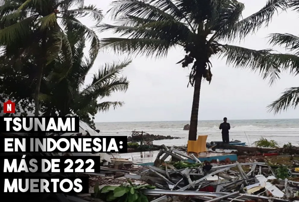 Un tsunami deja al menos 222 muertos en Indonesia