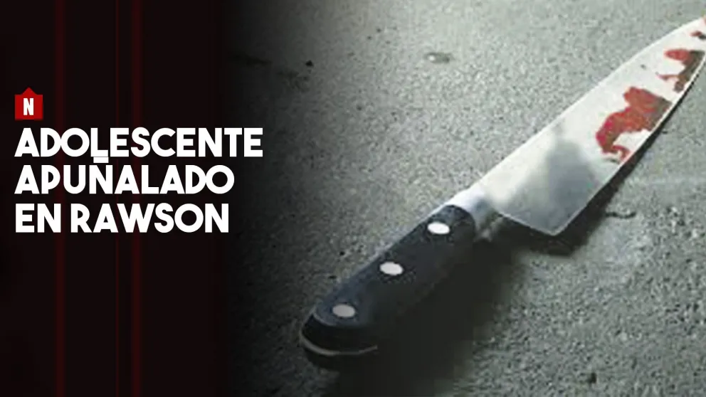 Un adolescente fue apuñalado en Rawson