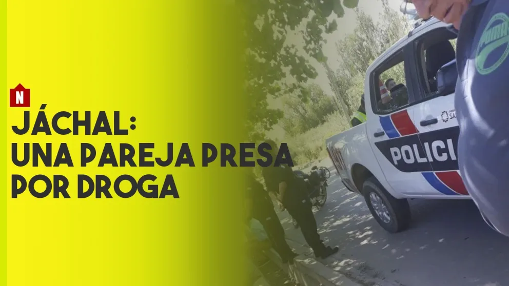 Detuvieron a una pareja en Jáchal por posesión de droga