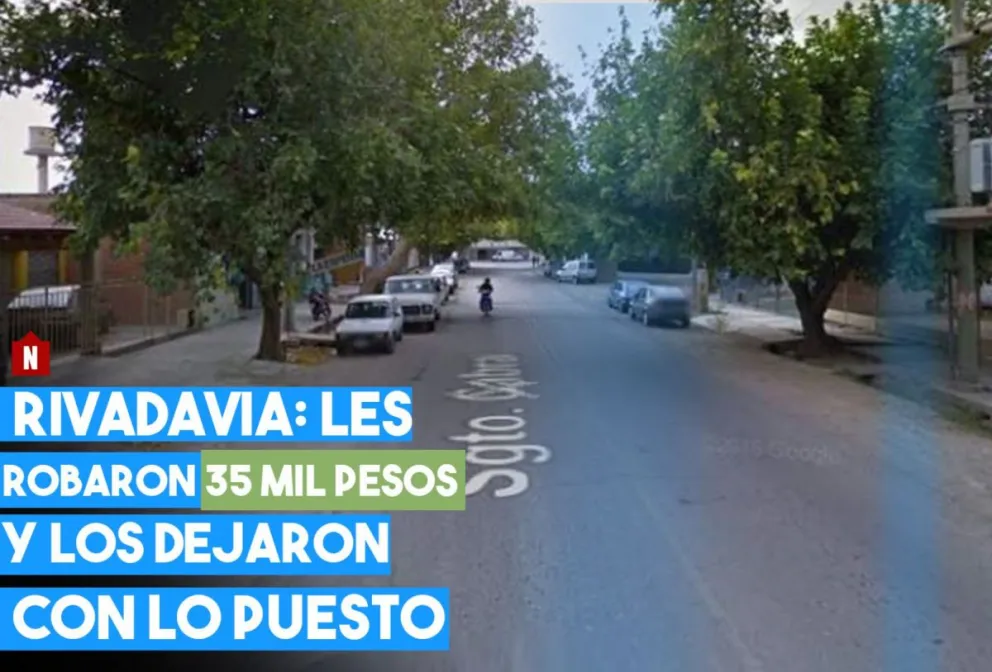 Rivadavia: les robaron 35 mil pesos de su domicilio