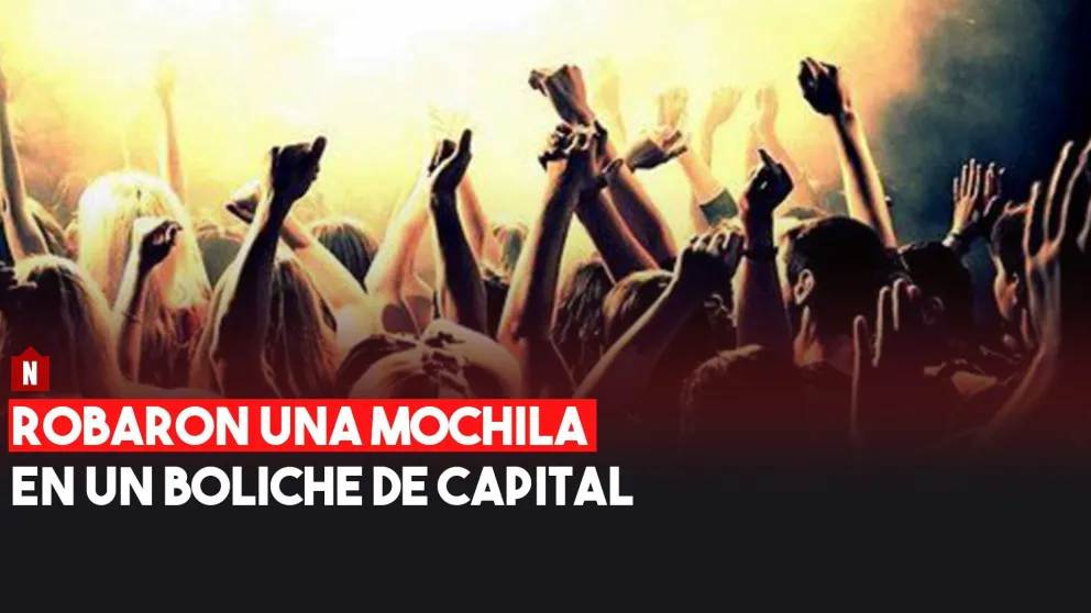 Robaron una mochila en un boliche y los detuvieron