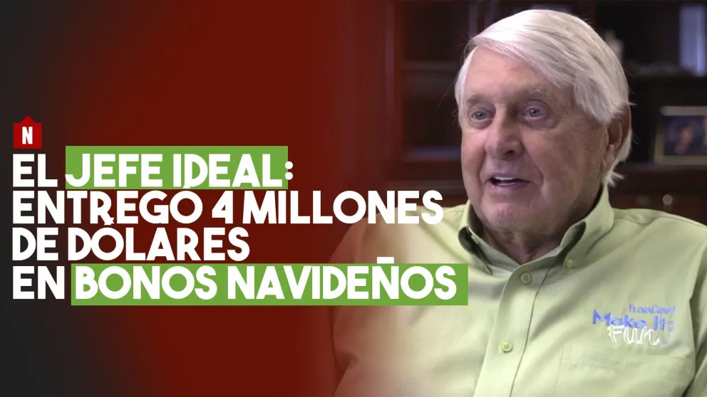 El jefe ideal: le regaló 4 millones de dólares a sus empleados como bono navideño