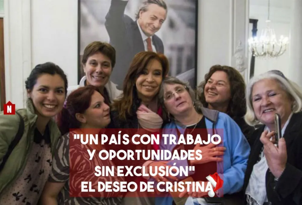 Cristina Fernández envió un mensaje de Navidad para los que "la están pasando mal"