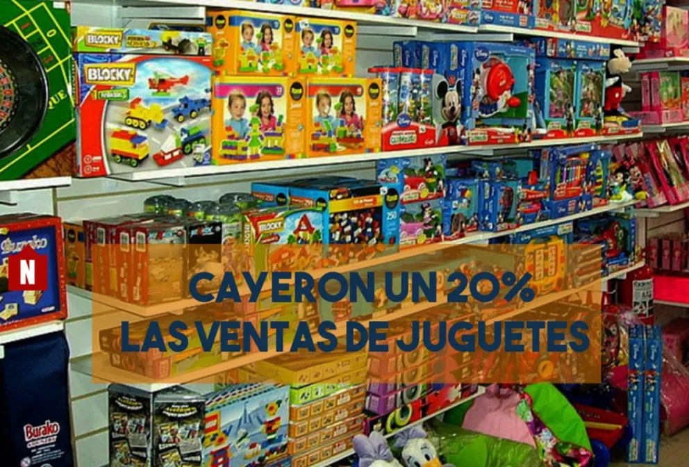 Cayó un 20% la venta de juguetes