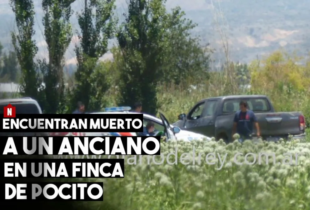 Pocito: hallan muerto un anciano de 80 años
