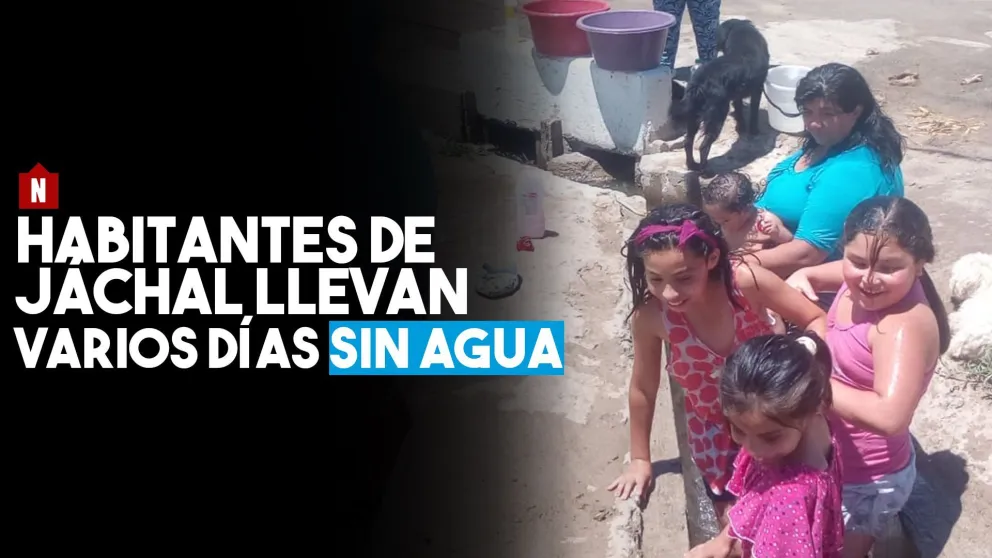 Jáchal: varios barrios sin agua o con el servicio restringido