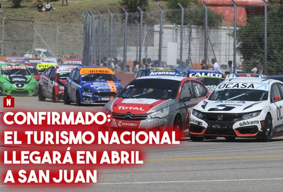 Confirmado: el Turismo Nacional llegará en abril a San Juan