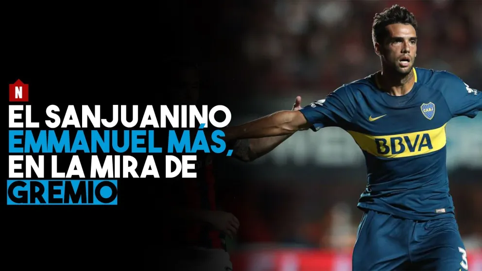 El sanjuanino Emmanuel Mas, en la mira de Gremio