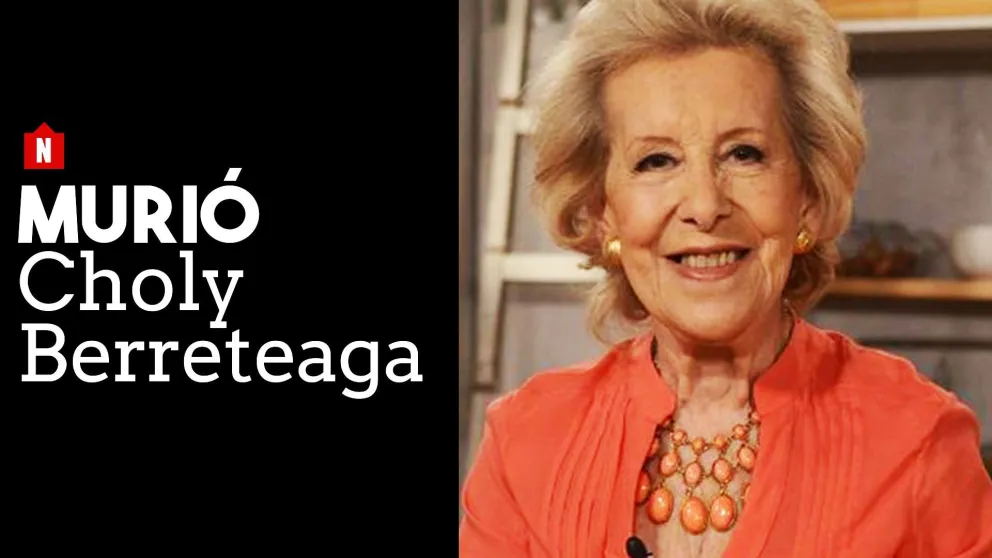 Murió Choly Berreteaga, la cocinera que hizo historia en la televisión