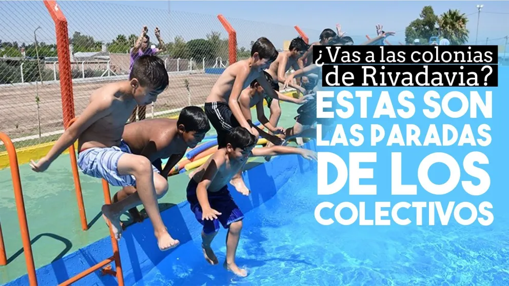 Colonias de vacaciones: ya están las paradas de ómnibus