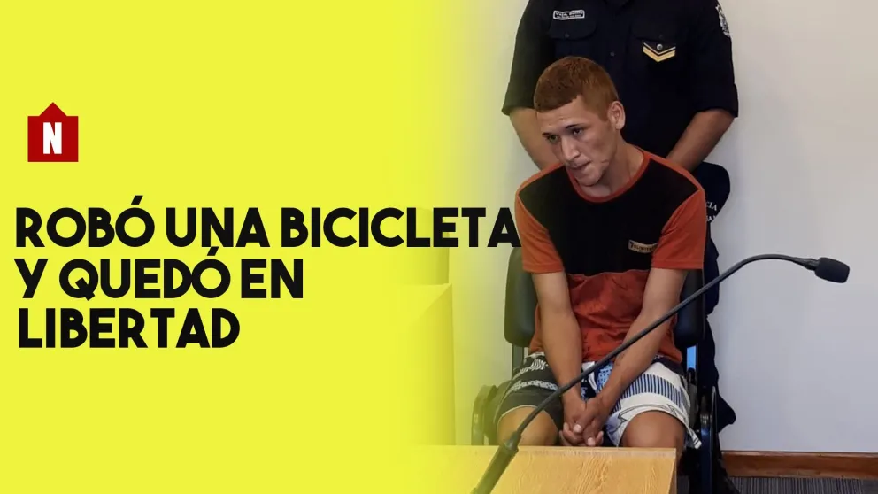 Robó una bicicleta y quedó en libertad