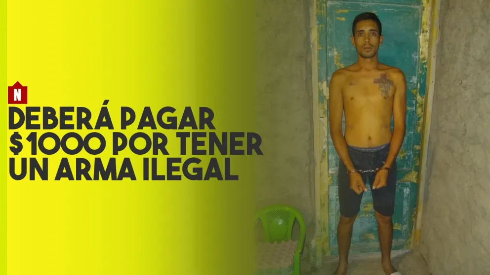 Deberá pagar una multa por tener un arma ilegal en su casa