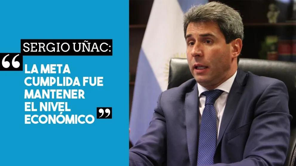 Sergio Uñac: "La meta cumplida fue mantener el nivel económico"