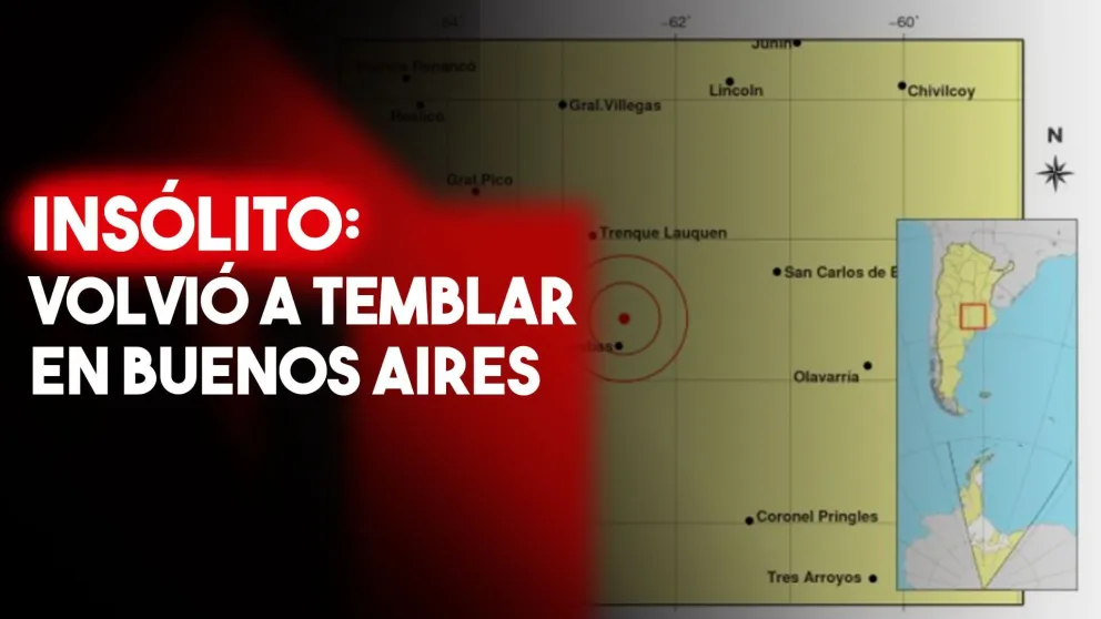 Insólito: volvió a temblar en Buenos Aires