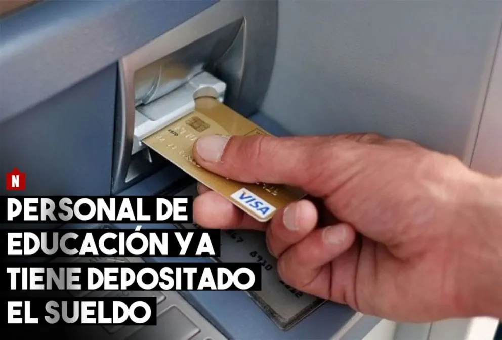 Personal contratado, administrativos y de servicio de Educación, con sueldo depositado