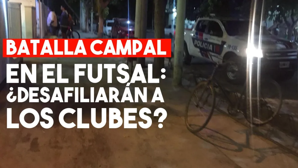 Batalla campal en el futsal: Evalúan una durísima sanción para los clubes