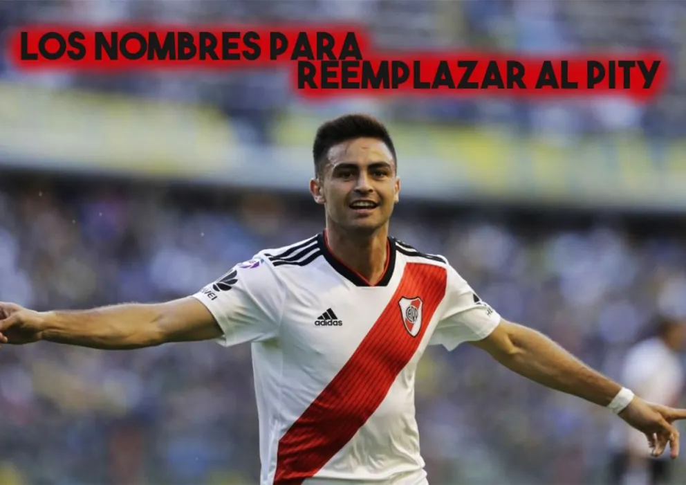 Los primeros dos nombres que surgen en River para reemplazar al "Pity" Martínez