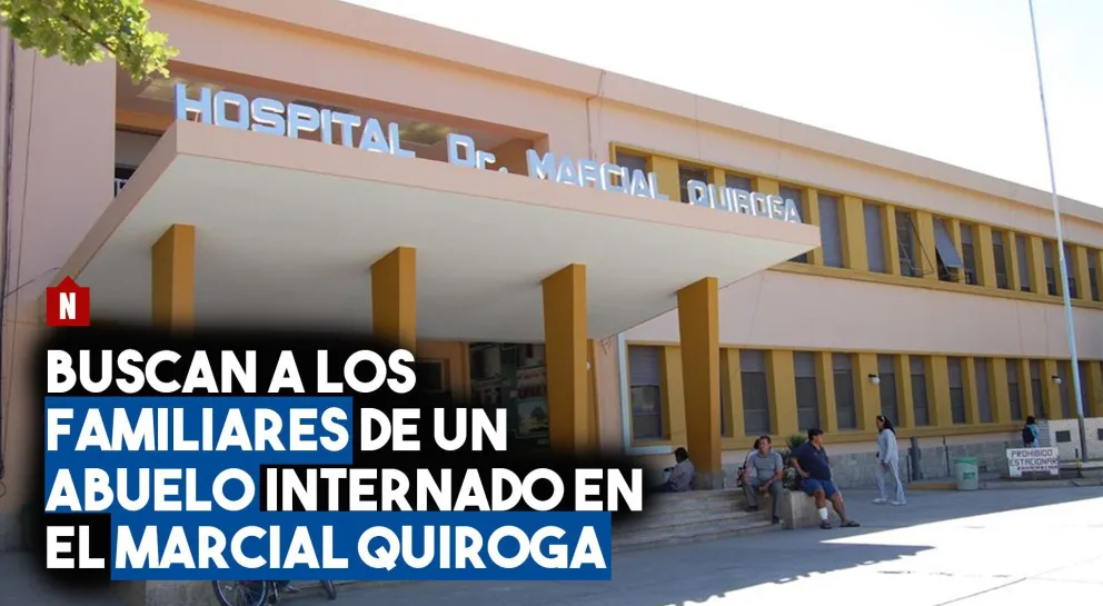 Buscan a la familia de un abuelo que está solo e indocumentado en el Marcial Quiroga