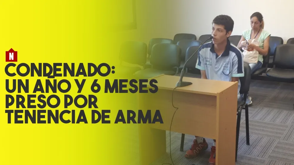 Condenaron al detenido por tenencia de arma