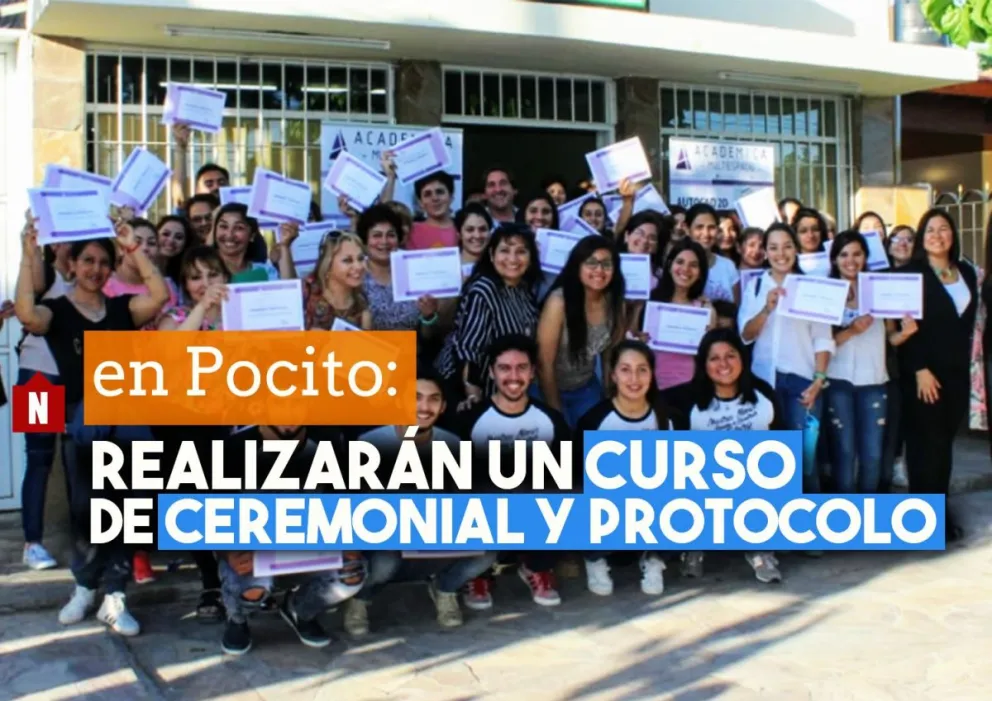 Pocito: realizarán un curso intensivo de ceremonial y protocolo