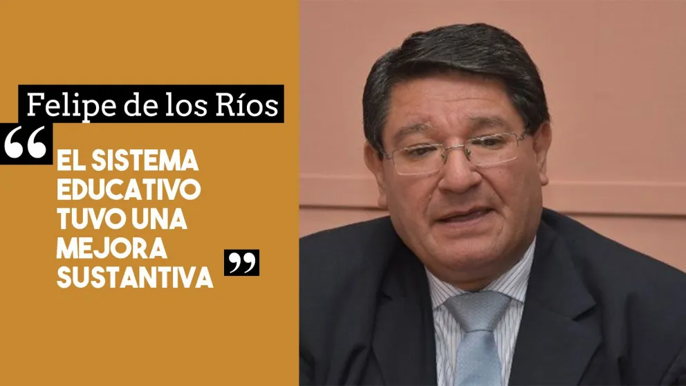 El ministro De los Ríos destacó la mejora del sistema educativo durante el 2018