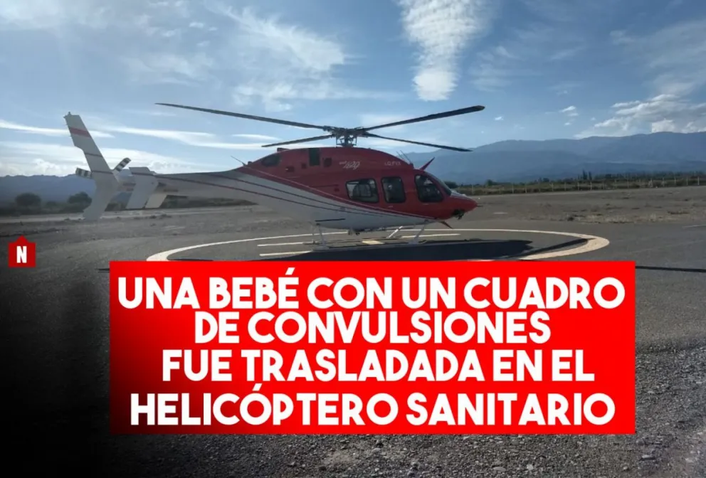 Trasladaron desde Jáchal a Capital a una bebé de 13 días