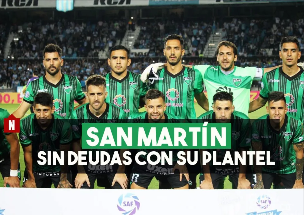 San Martín sin deudas