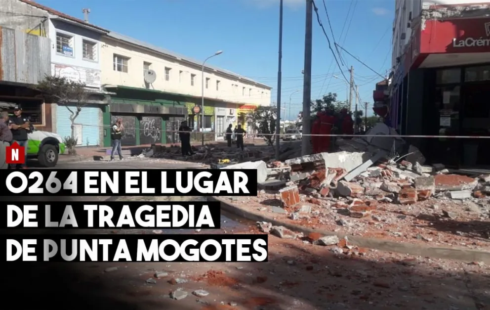 0264, en el lugar de la tragedia de Punta Mogotes