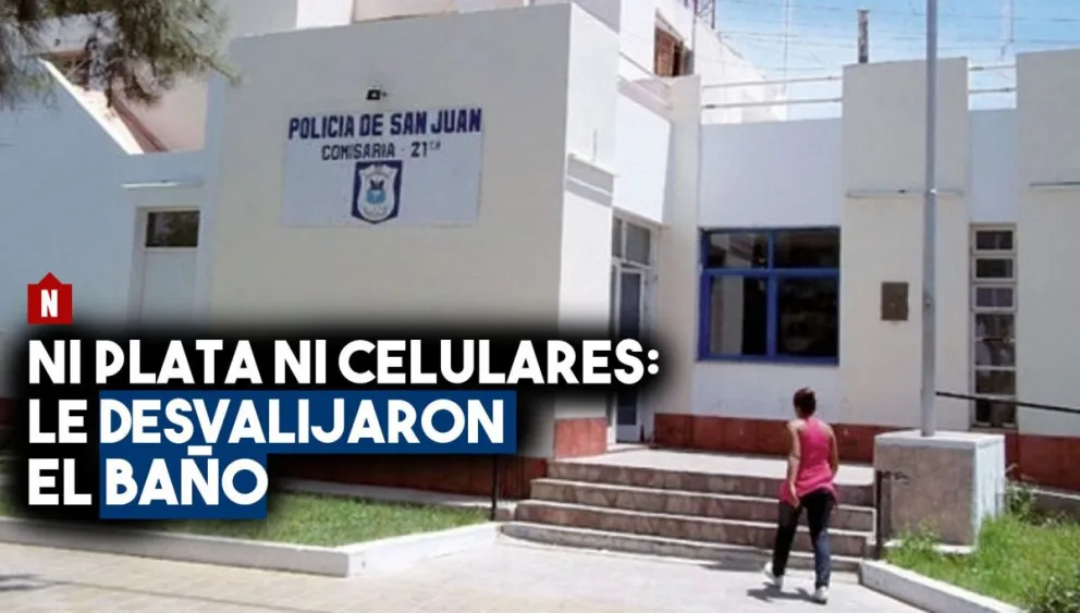 Ni plata ni celulares, le desvalijaron el baño
