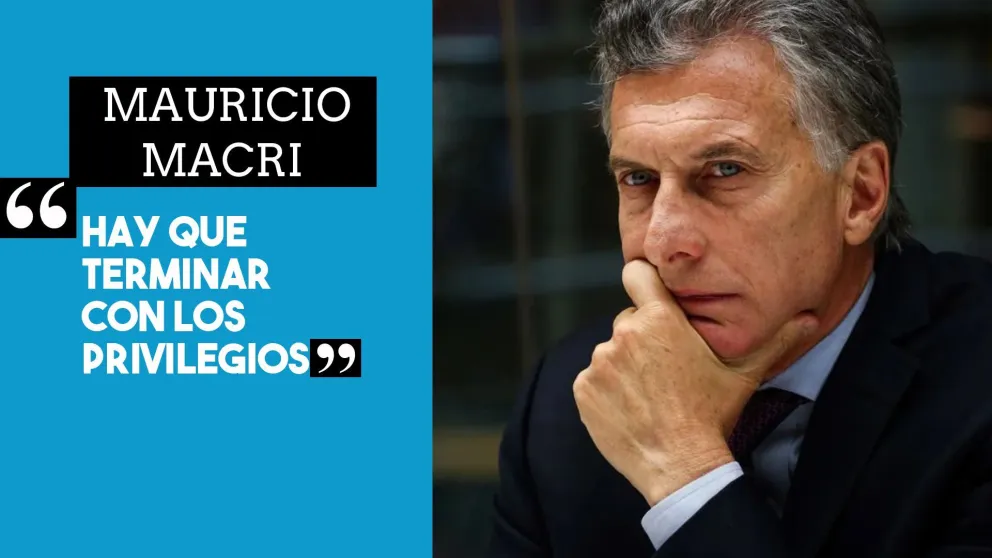 Macri pidió "terminar con los privilegios" en un mensaje de fin de año