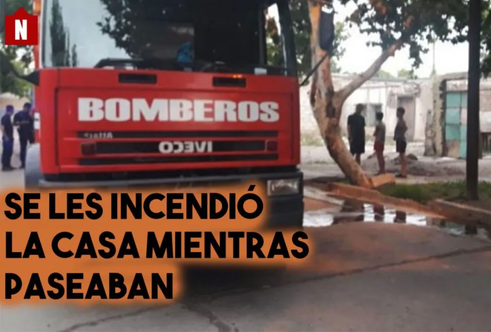 Salieron, y cuando volvieron, su casa ardía en llamas