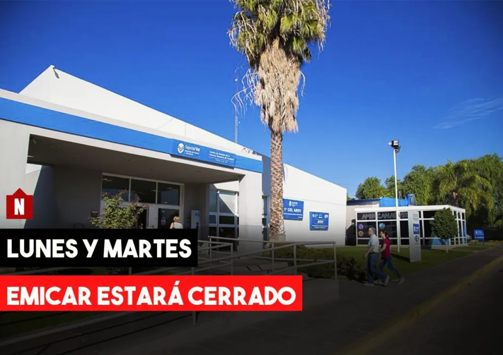 Este lunes y martes, EMICAR estará cerrado