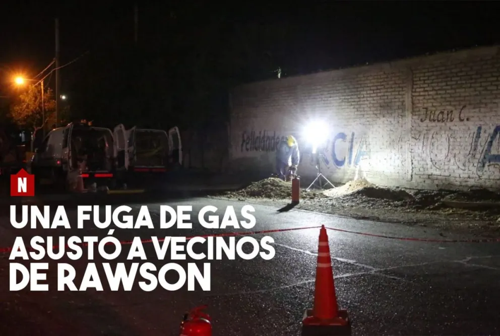 Una fuga de gas asustó a vecinos de Rawson