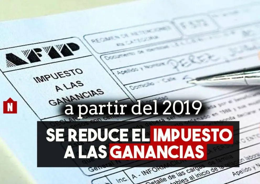 A partir del 01 de enero se pagará menos de impuesto a las ganancias