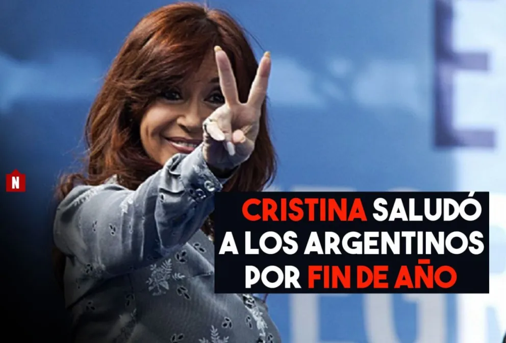 El saludo de CFK por fin de año con un video viral