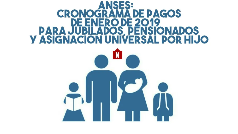 ANSES: cronograma de pagos de enero 2019 de jubilados, pensiones y Asignación Universal por Hijo