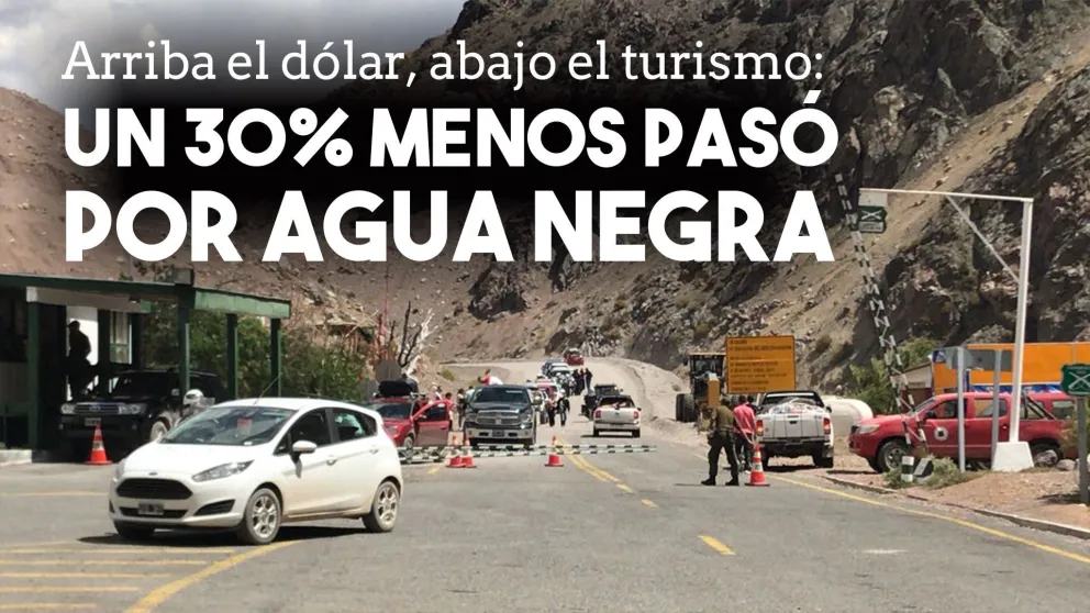 Arriba el dólar, abajo el turismo: un 30% menos pasó por Agua Negra
