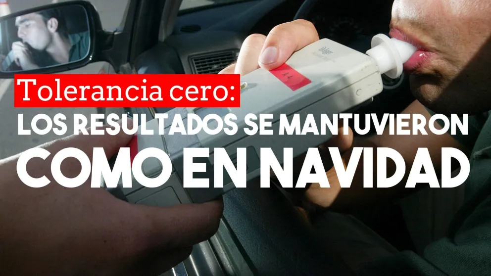 Operativo alcoholemia: los resultados se mantuvieron como en Navidad