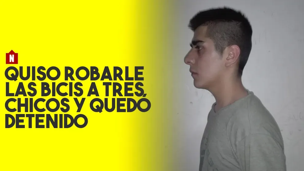 Delincuentes intentaron robarles las bicicletas a unos niños