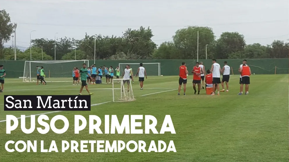 Con la cabeza puesta en la permanencia, San Martín arrancó la pretemporada